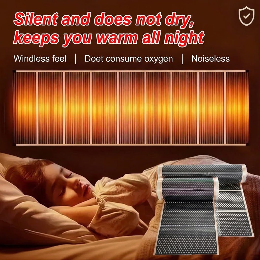 Infrared Wall Heater – Fast 3-Second Heating, Energy-Efficient & Quiet