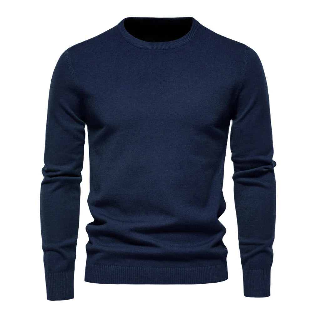 Tyk slim fit sweater til mænd