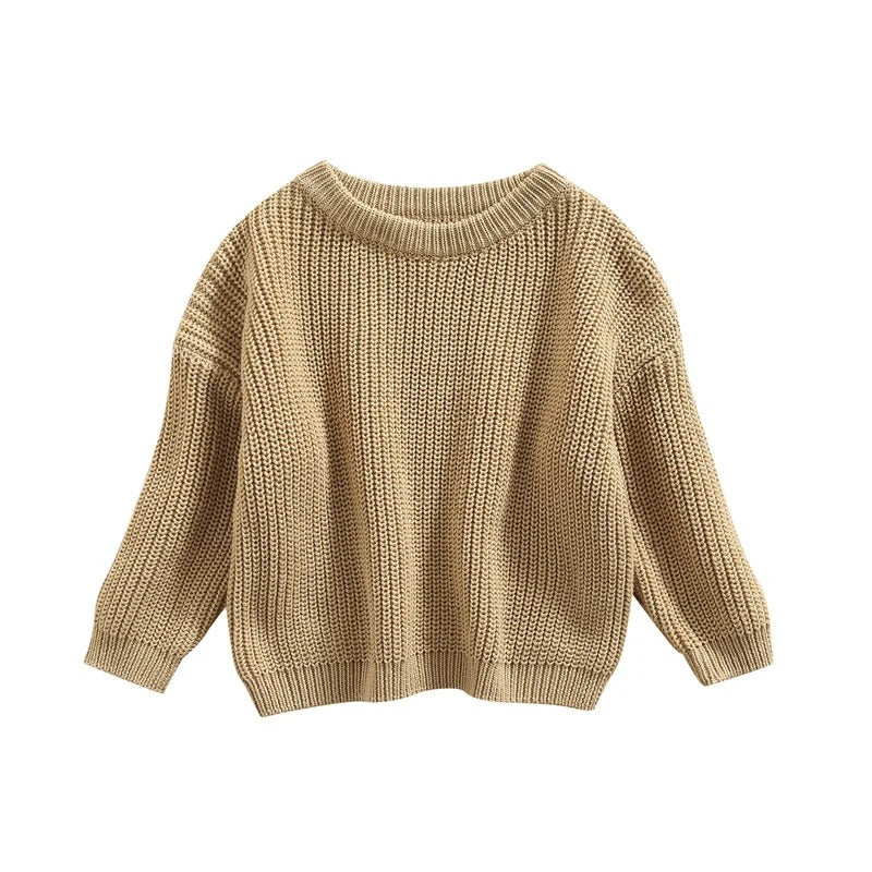 Casual strikket pullover til børn