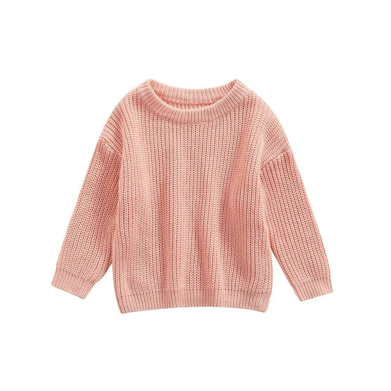 Casual strikket pullover til børn