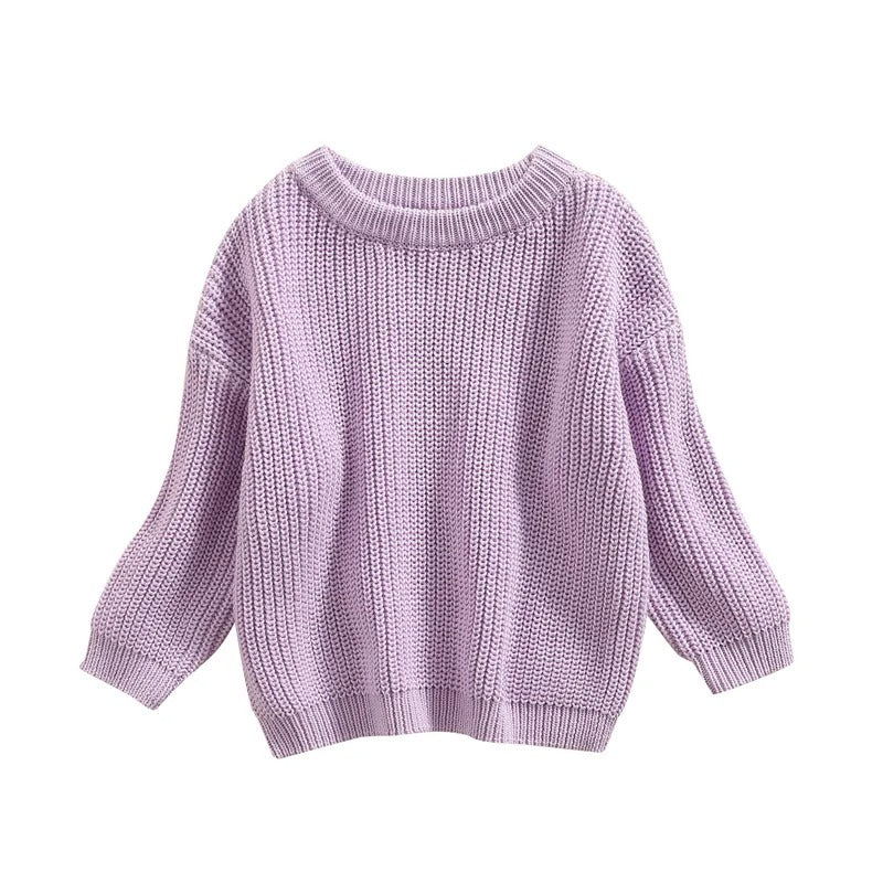 Casual strikket pullover til børn