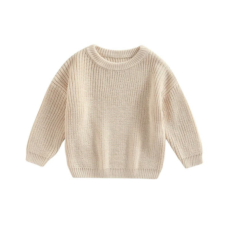Casual strikket pullover til børn