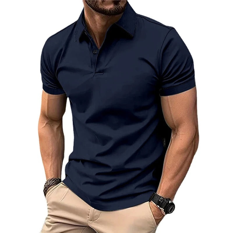 Letvægts casual poloshirt til mænd