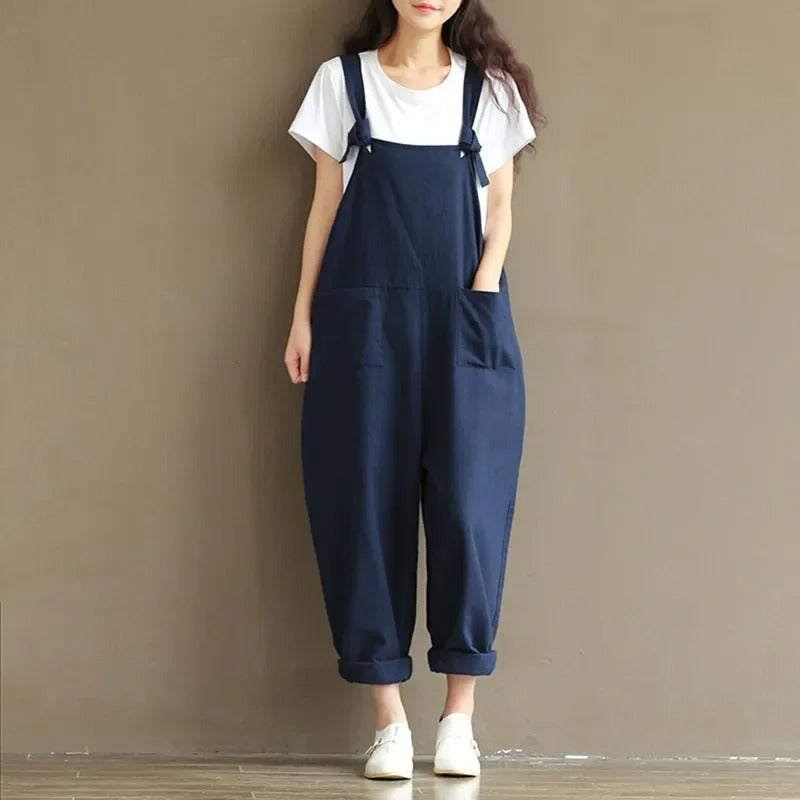 Løs Casual Harem Jumpsuit til Kvinder