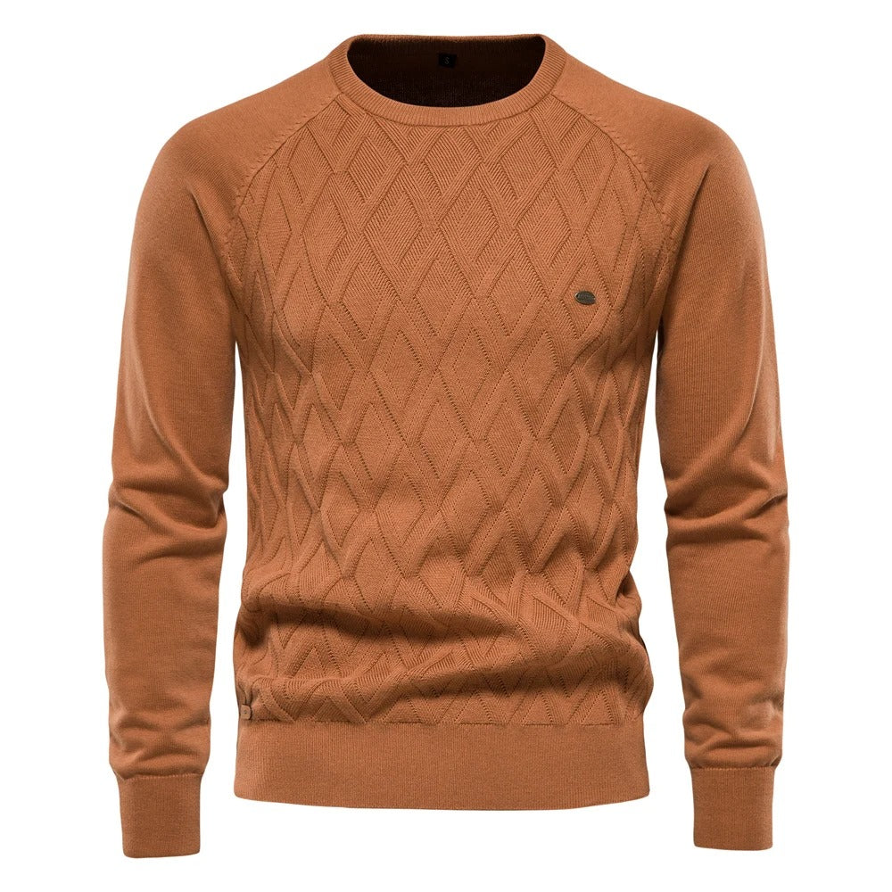 Casual strikket sweater til mænd