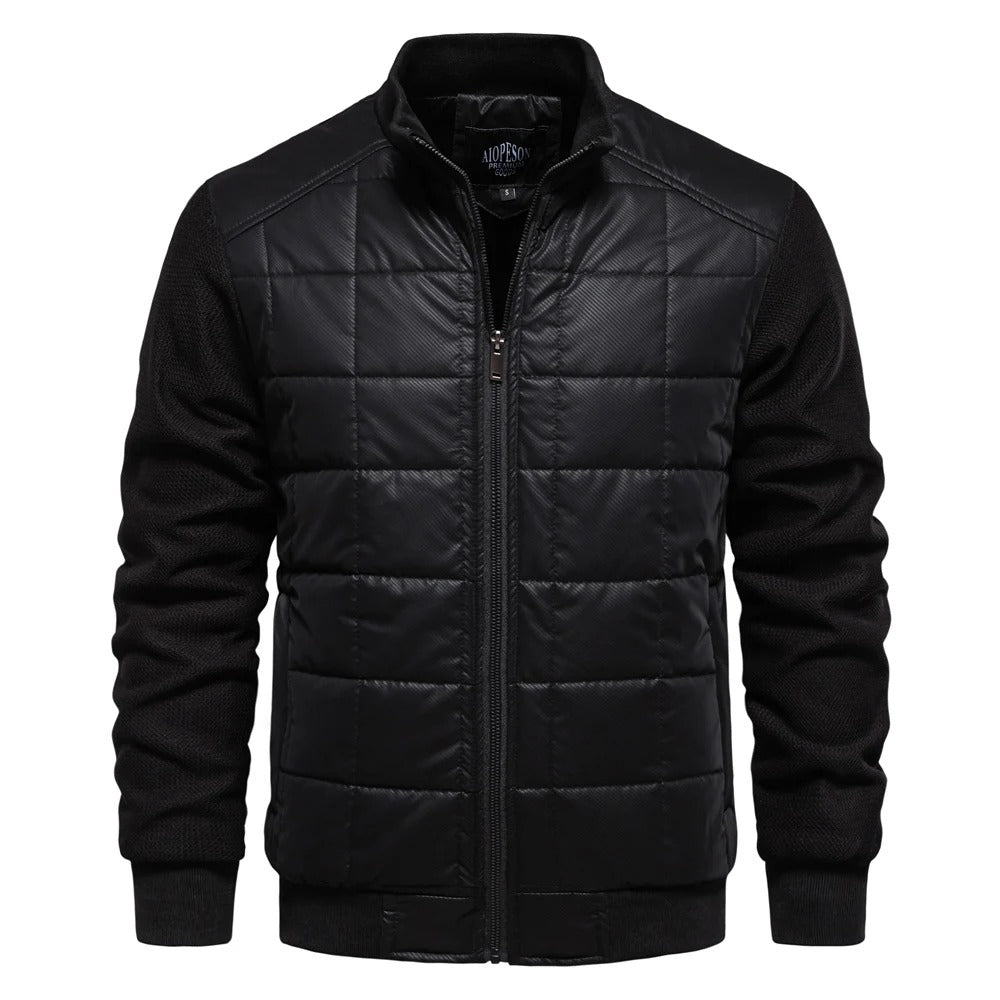 Casual jakke i tyk fleece til mænd