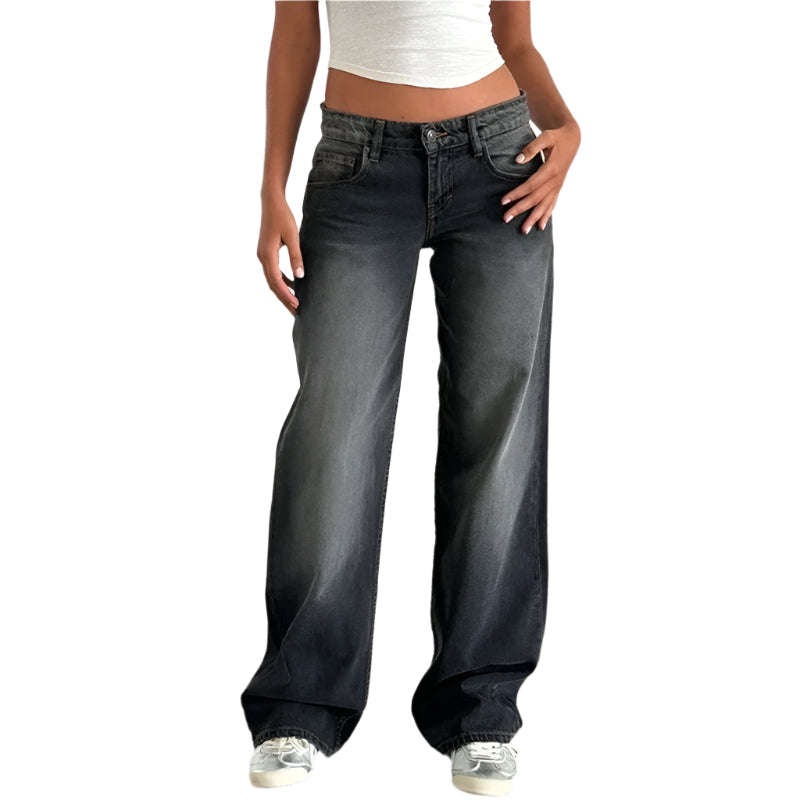 Baggy boyfriend-jeans til kvinder