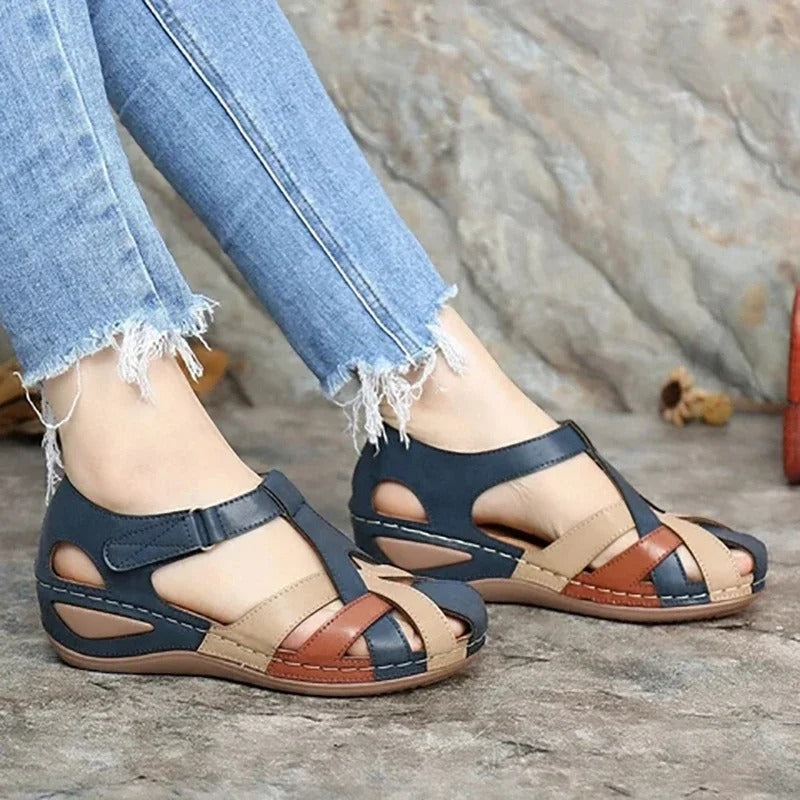 Vandtætte slip-on-sommersandaler til kvinder