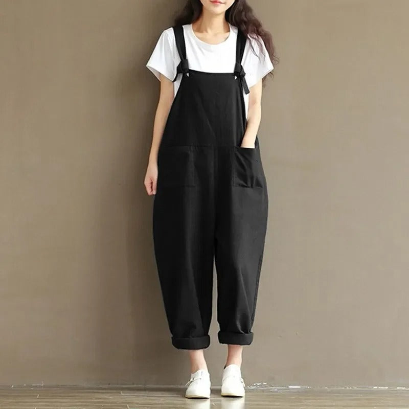 Løs Casual Harem Jumpsuit til Kvinder