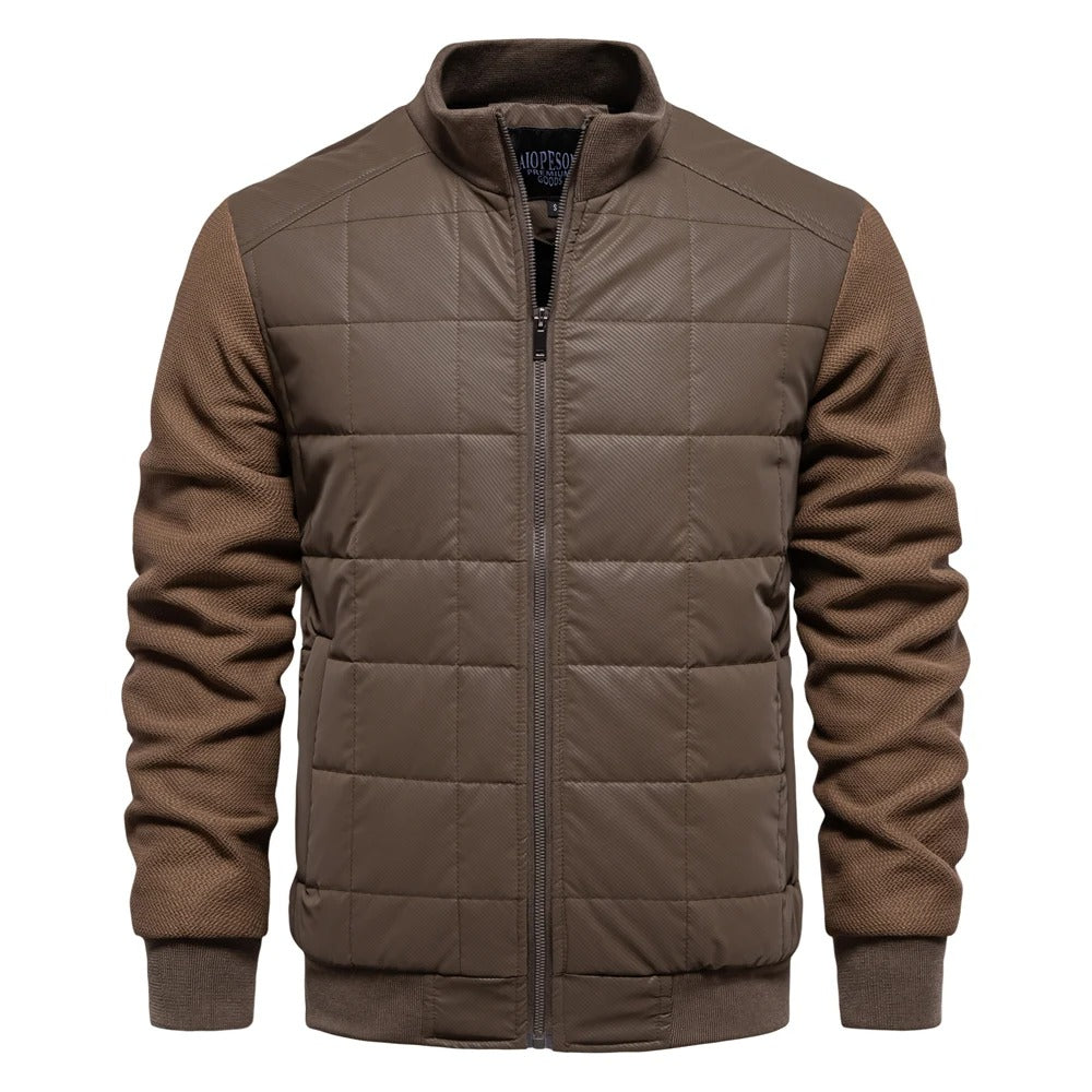 Casual jakke i tyk fleece til mænd