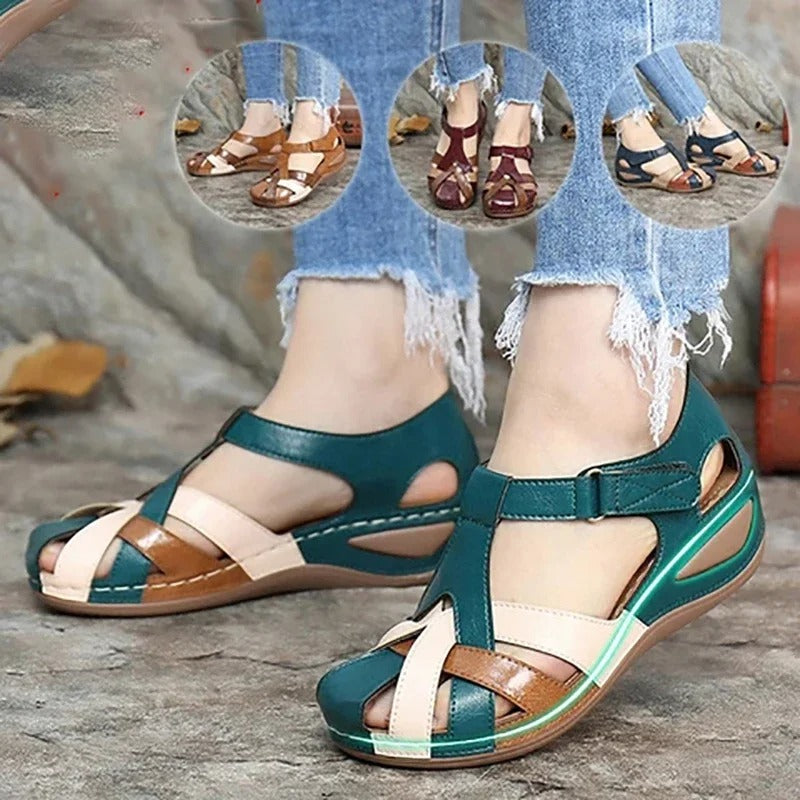 Vandtætte slip-on-sommersandaler til kvinder