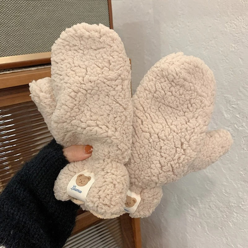 Kawaii plys varme handsker