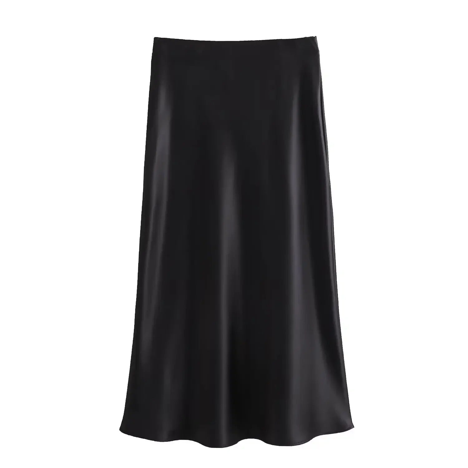 Kvinders Slim Fit Satin Snøre-kjole