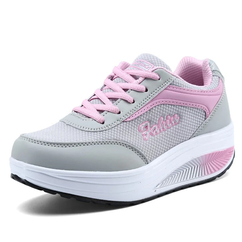 Vulkaniserede walking sneakers til kvinder