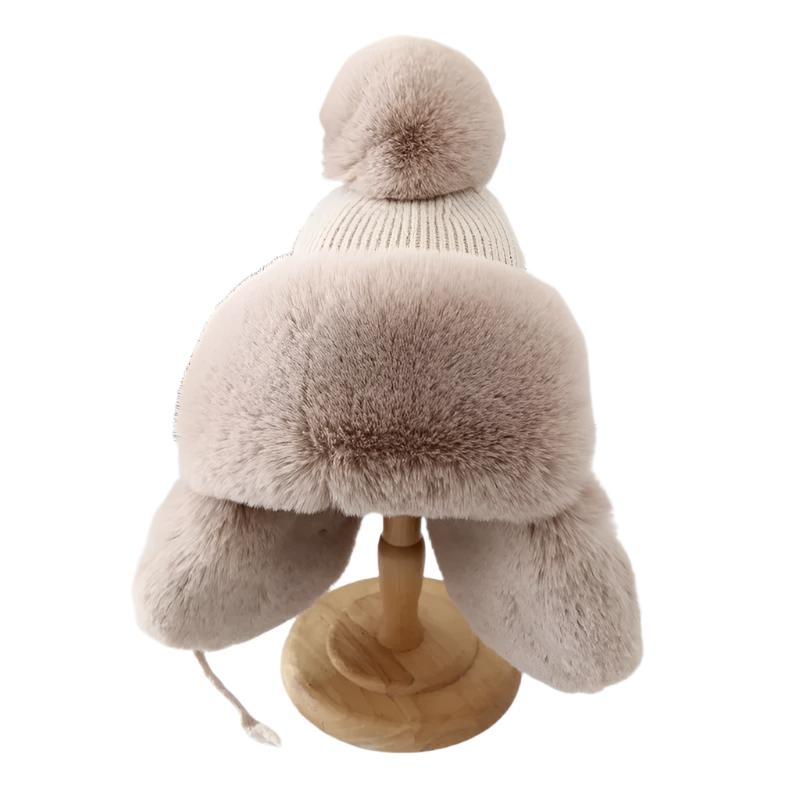Winter Trapper Earflap Beanie Hat