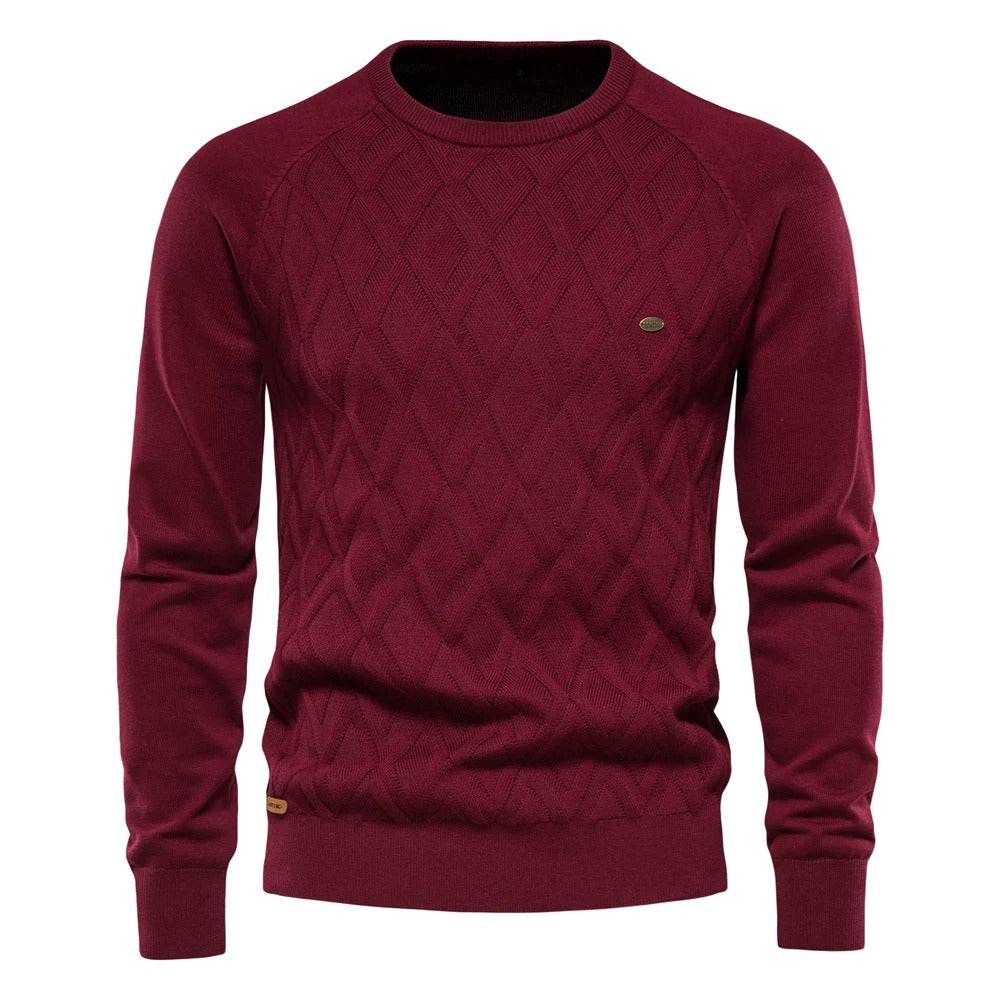 Casual strikket sweater til mænd