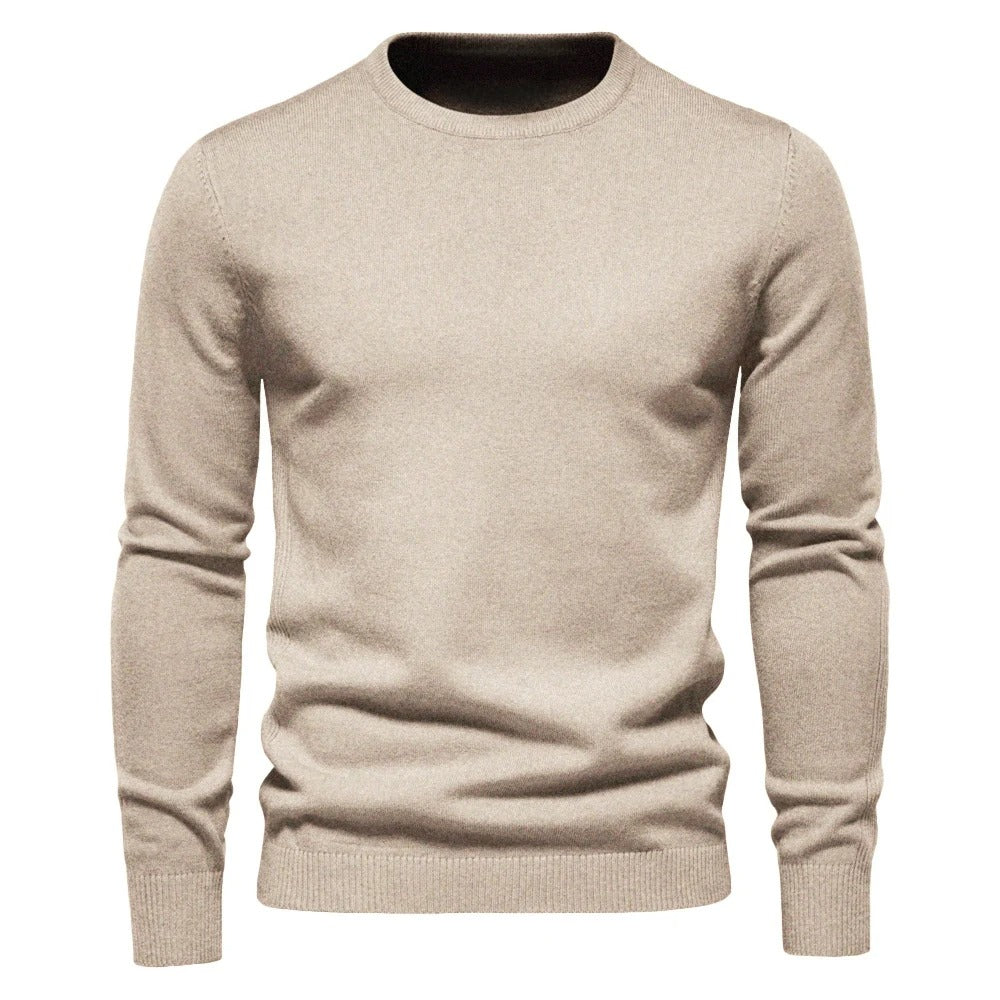 Tyk slim fit sweater til mænd