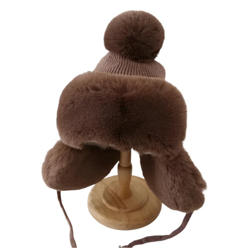 Winter Trapper Earflap Beanie Hat