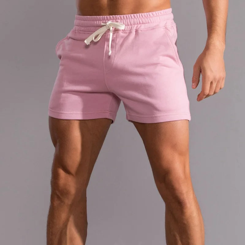 Herre sports shorts i bomuld