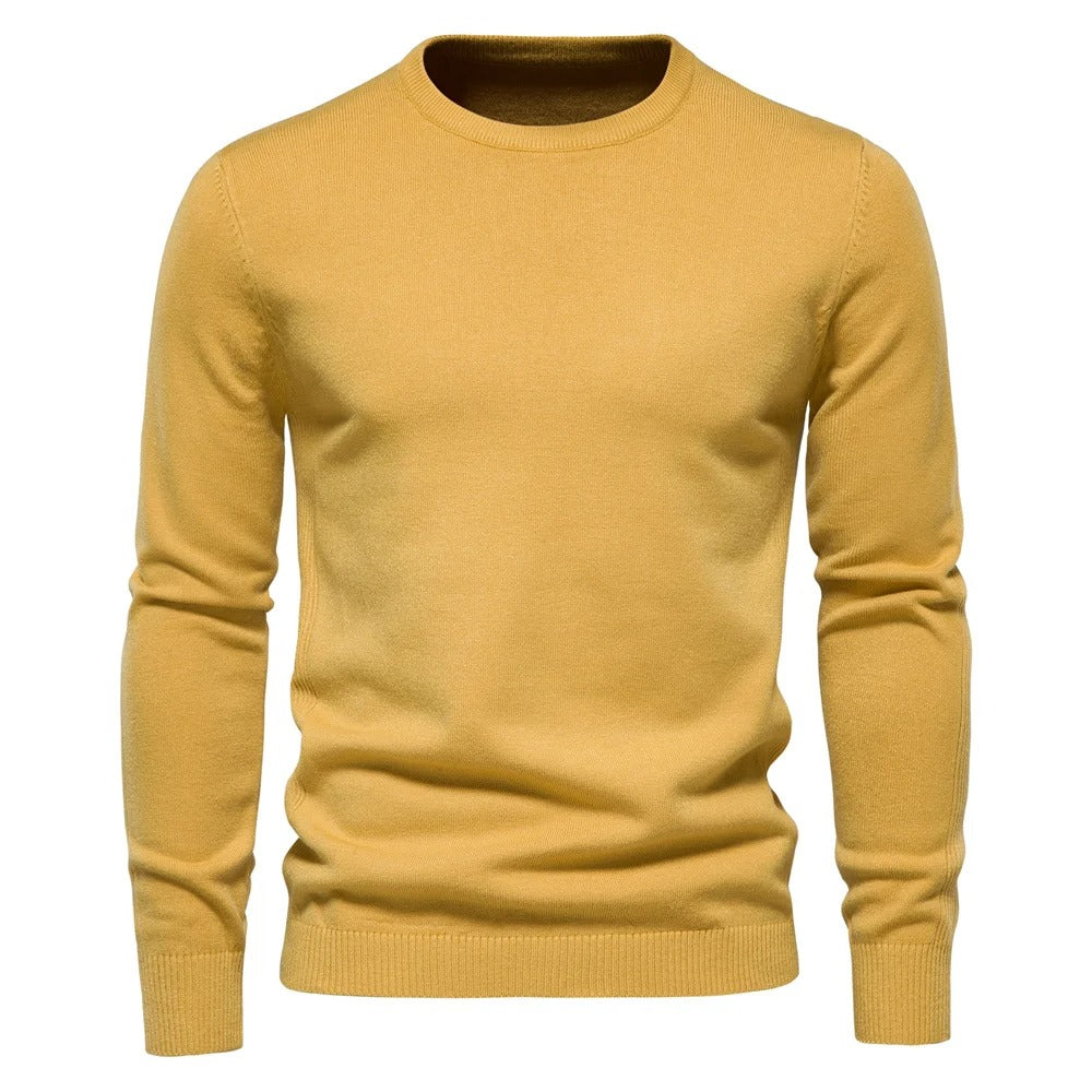 Tyk slim fit sweater til mænd