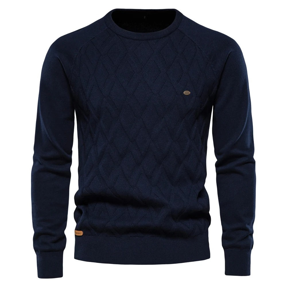 Casual strikket sweater til mænd