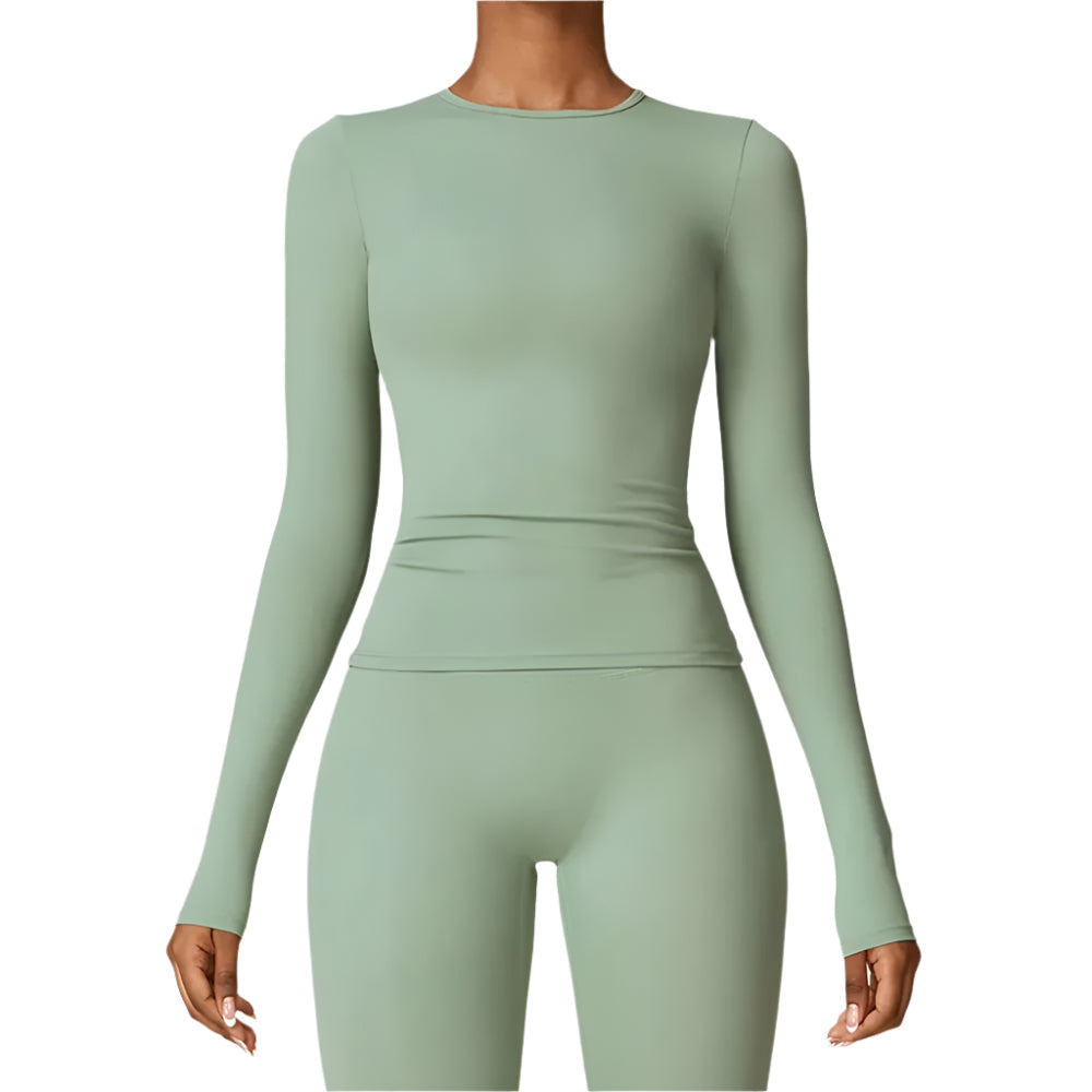 Dry Fit Yoga Shirt til kvinder