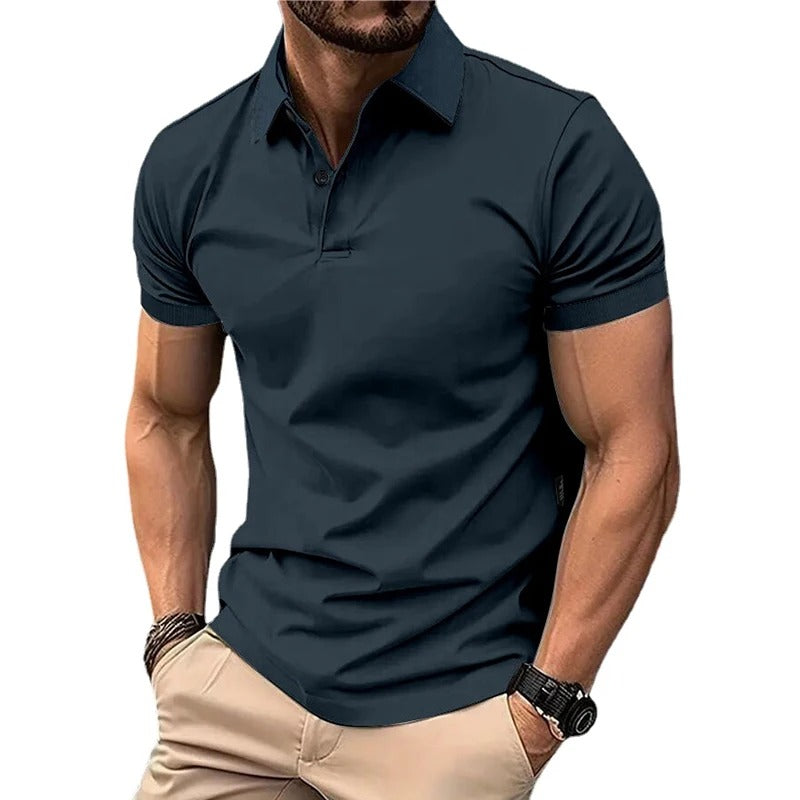 Letvægts casual poloshirt til mænd