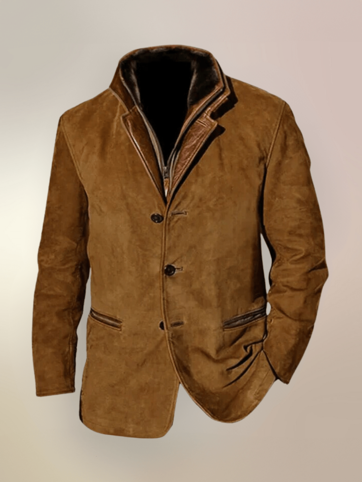 Vern Herrejakke – Elegant & Holdbar Vintage Læderjakke med Tidøst Stil