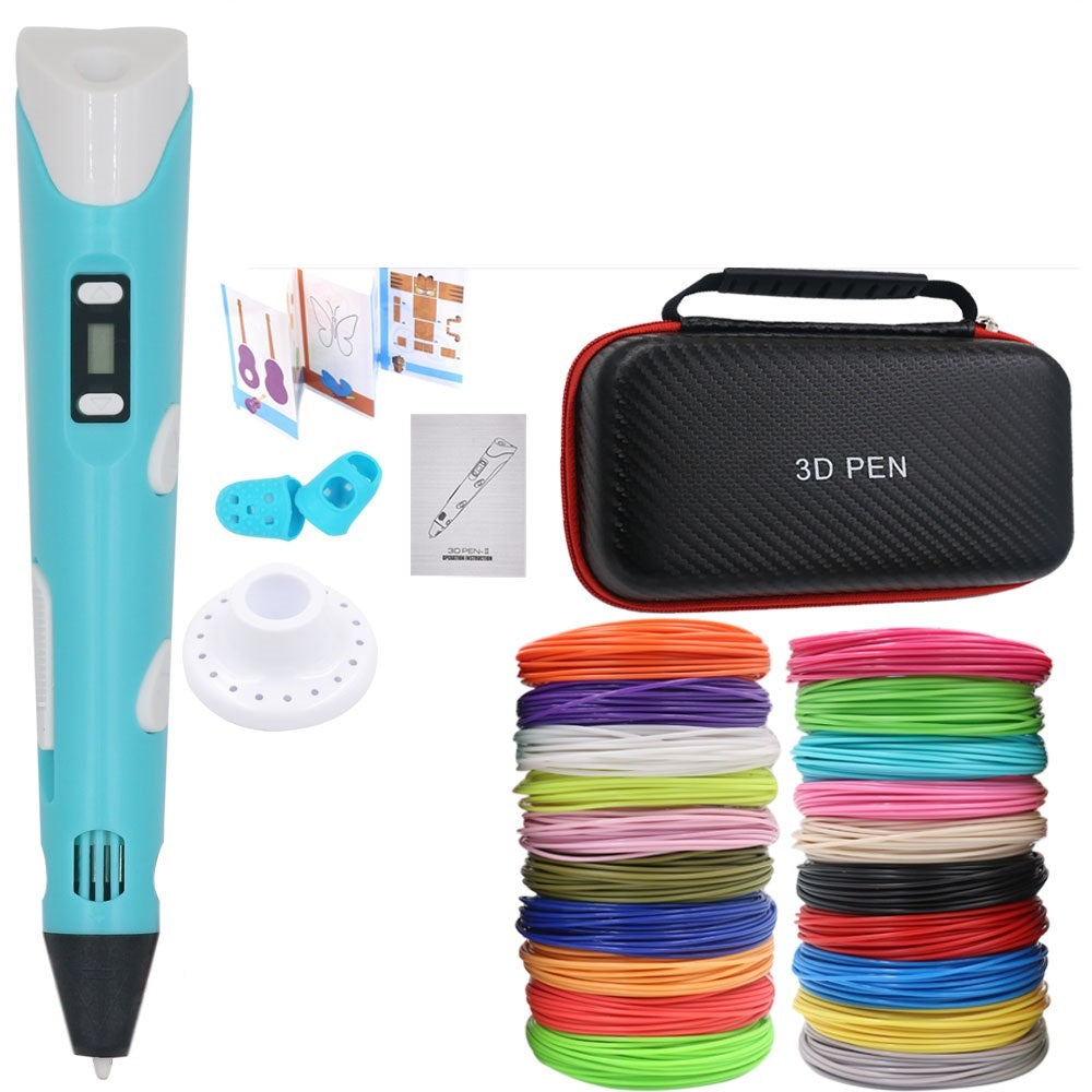 3D-Printpen DIY-tegnerpen med 200M PLA-filament, gave til børn